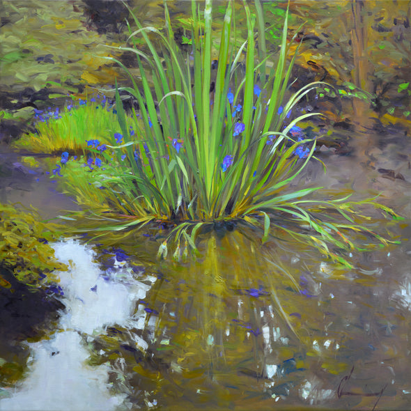 Chuck Larivey OPA Title: Blue Iris and Mist