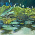 Russell Brown Title: Evening Lily Pads Diptych