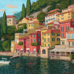 David Tanner Title: Late Afternoon on Lake Como