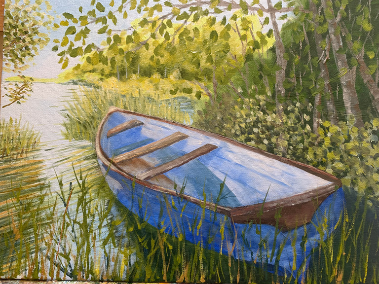 Diana Robinson Title: Blue Skiff