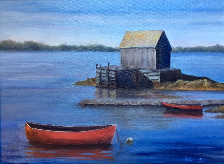 Diana Robinson Title: Blue Rocks in Nova Scotia