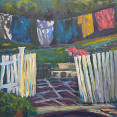 Rosemary Duda Title: Sun Speckled Clothesline