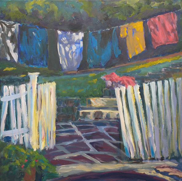 Rosemary Duda Title: Sun Speckled Clothesline