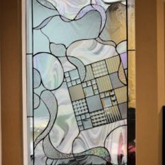 Diane Fairburn Decorative Glass Solutions Title: Igneous