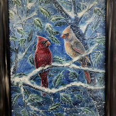 Gail Butler Title: Cardinals and Holly