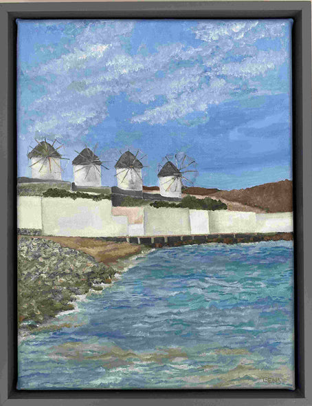 Gena Neidert Title: Mykonos Windmills