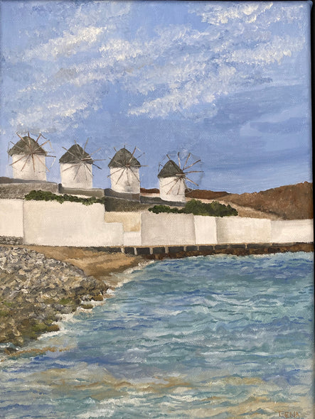 Gena Neidert Title: Mykonos Windmills