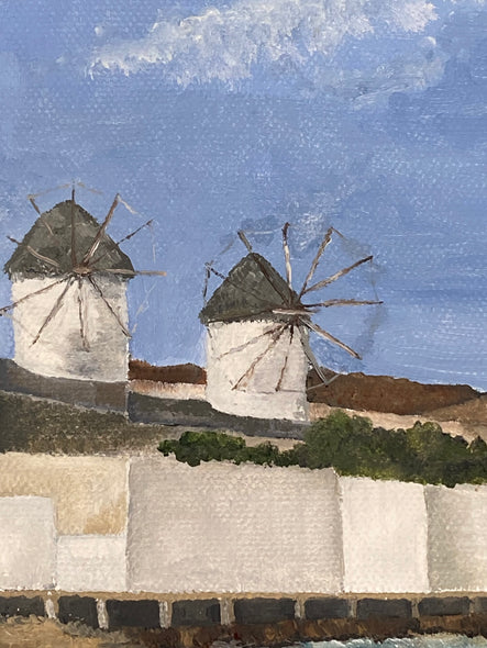 Gena Neidert Title: Mykonos Windmills