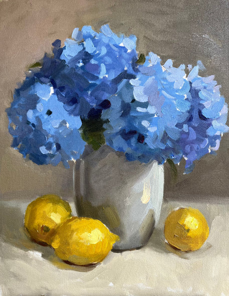 Tsvetelina Sowers Title: Hydrangea with Lemons