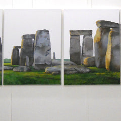 Hollett-Bazouzi, Linda Title: Stonehenge Tetratych