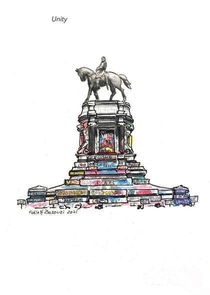 Linda Hollett-Bazouzi, Title: Lee Monument 2.0 series