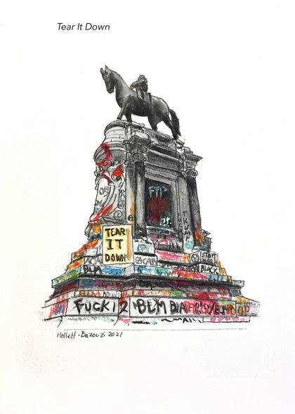 Linda Hollett-Bazouzi, Title: Lee Monument 2.0 series