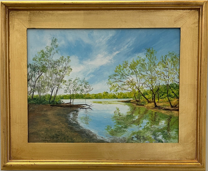 Linda Hollett-Bazouzi Title: View of Richmond from Great Shiplock Park  II