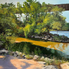 Linda Hollett-Bazouzi Title: Beside the Pipeline Overlook Deck