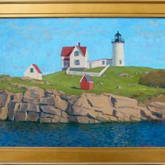 David Tanner Title: A Lighthouse In Maine
