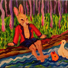 Yane, Jennifer Title: Bunny in Plein Air