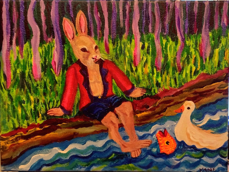 Yane, Jennifer Title: Bunny in Plein Air