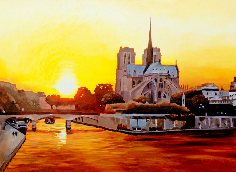 Jim Smither Title: Sunset at Notre Dame