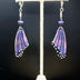 Bryan, Jody Title: Purple Butterfly Wing Sterling Silver Earrings