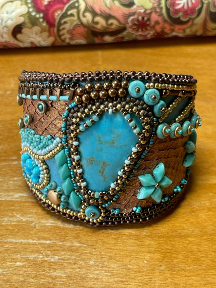 Bryan, Jody Title: Turquoise and Bronze Cuff