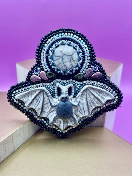 Bryan, Jody Title: Raku Pot Belly Bat Pin