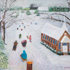 Linda W Clark Title: Sledding