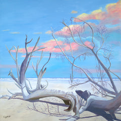 Elizabeth Longstreet Titmus Title: Beach Trees