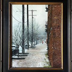 Maxine Lo Re Title: First Snow on 25th Street