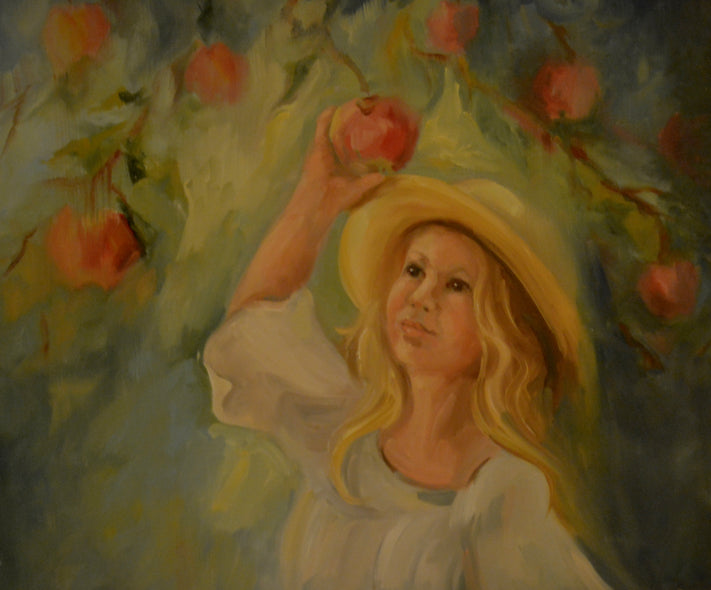 Mary McFadden Title: Picking Apples