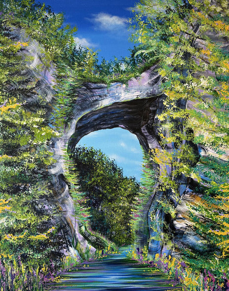 Nancy Jacey Title: Summer at Natural Bridge