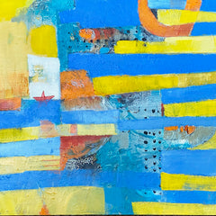 Porter Smith-Thayer Title:  Yellow Stripes, Blue Stripes