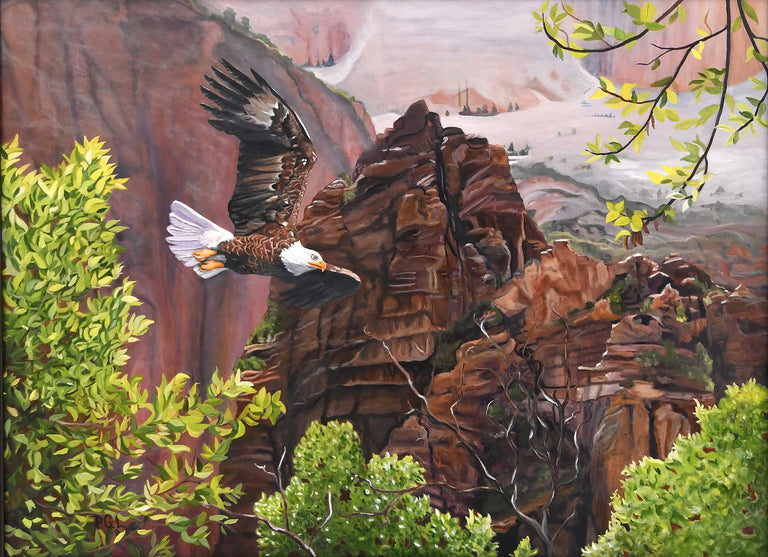 Pam Landreth Title: Zion Bald Eagle