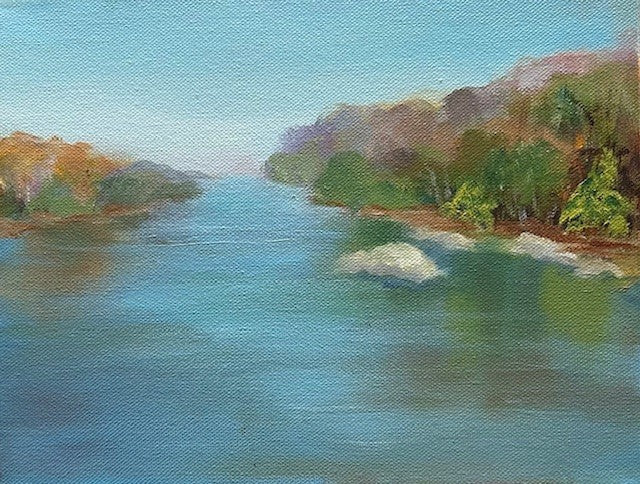 Renee Gleason Title: Fall Day on the James River