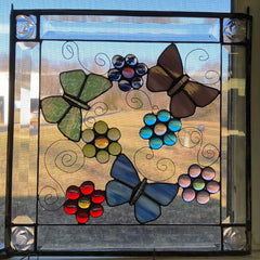 Sally Kennedy Title: Butterflies and Flowers