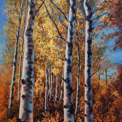 Sharon Melton Title: Birch Trees