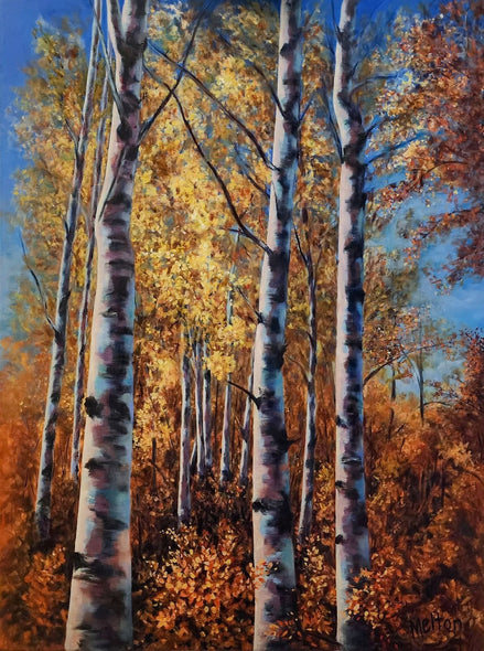 Sharon Melton Title: Birch Trees