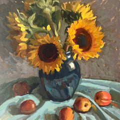 Tsvetelina Sowers Title: Sunflowers and Apricots