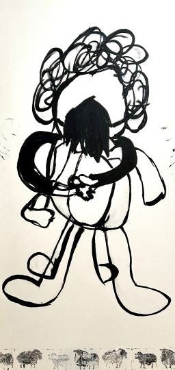 Wilkin, Diane Title: The Hug - (inspired by my daughter's drawing)