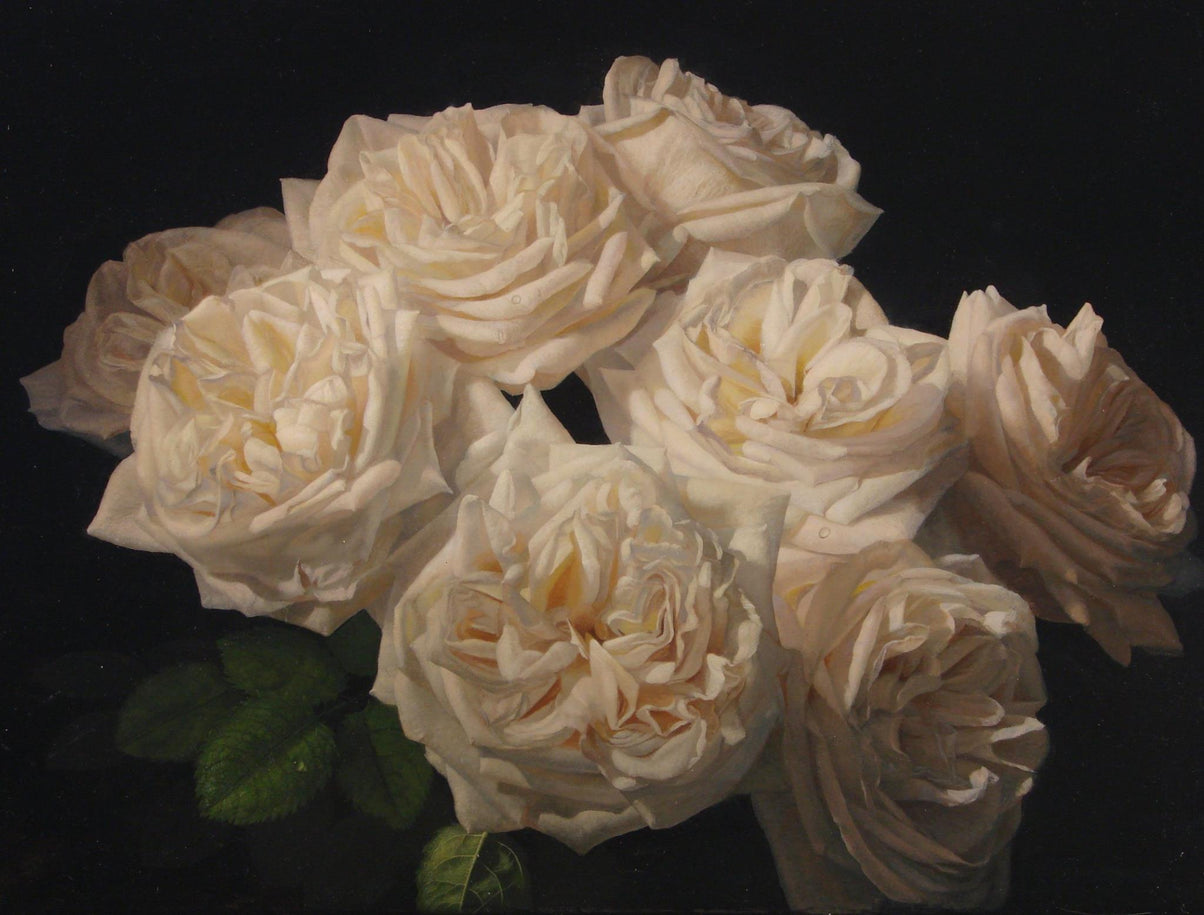 Dee Campbell Title: White Roses | Crossroads Art Center